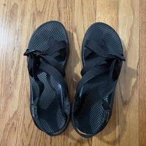 Chaco Z/2 Sandals, Women's 9, Black, Hiking Tread